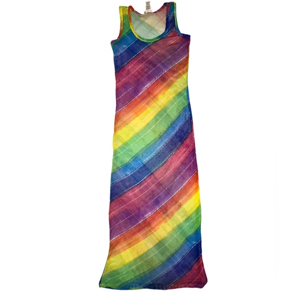 Other - 💙❤️ Fishnet swimsuit coverup maxi dress